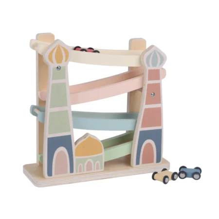 Masjid Highway Toy (Car Ramp Racer with 4 Mini Cars)